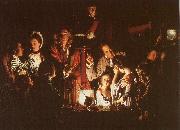Joseph Wright Experiment with the Air-Pump oil painting